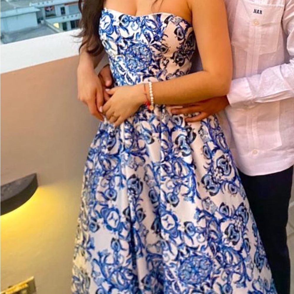 Gown dress blue gown